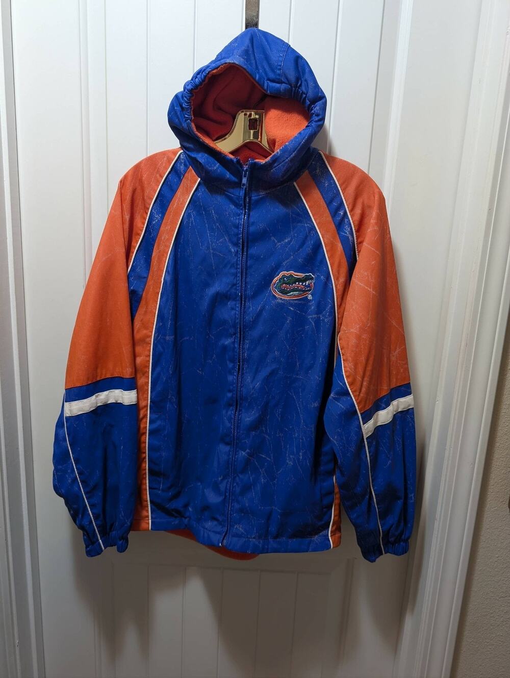 Vintage Starter Florida Gators Youth Jacket XL 16-18 Blue Orange Windbreaker